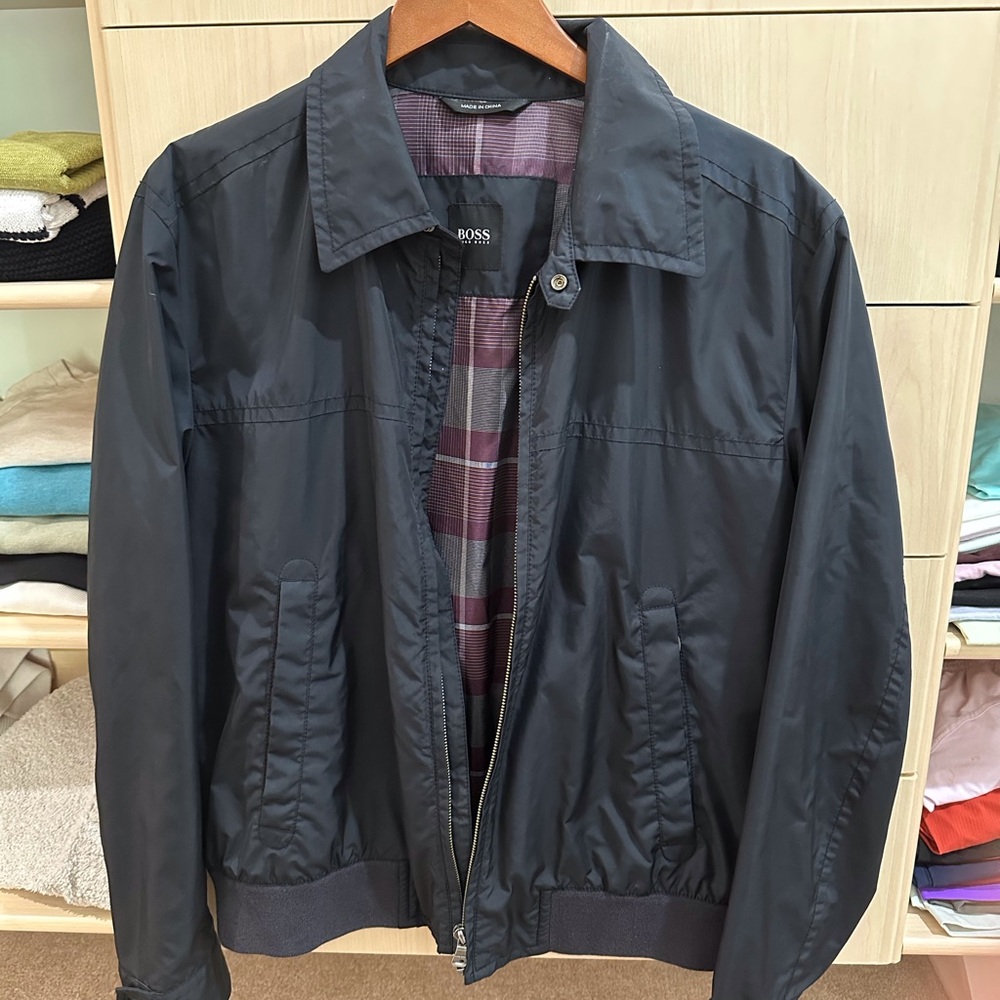 Hugo Boss Men's Dark Gray Light Jacques